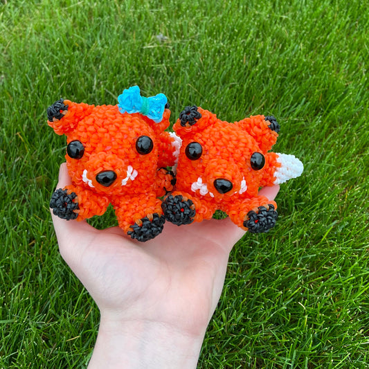 Rainbow Loom Fox