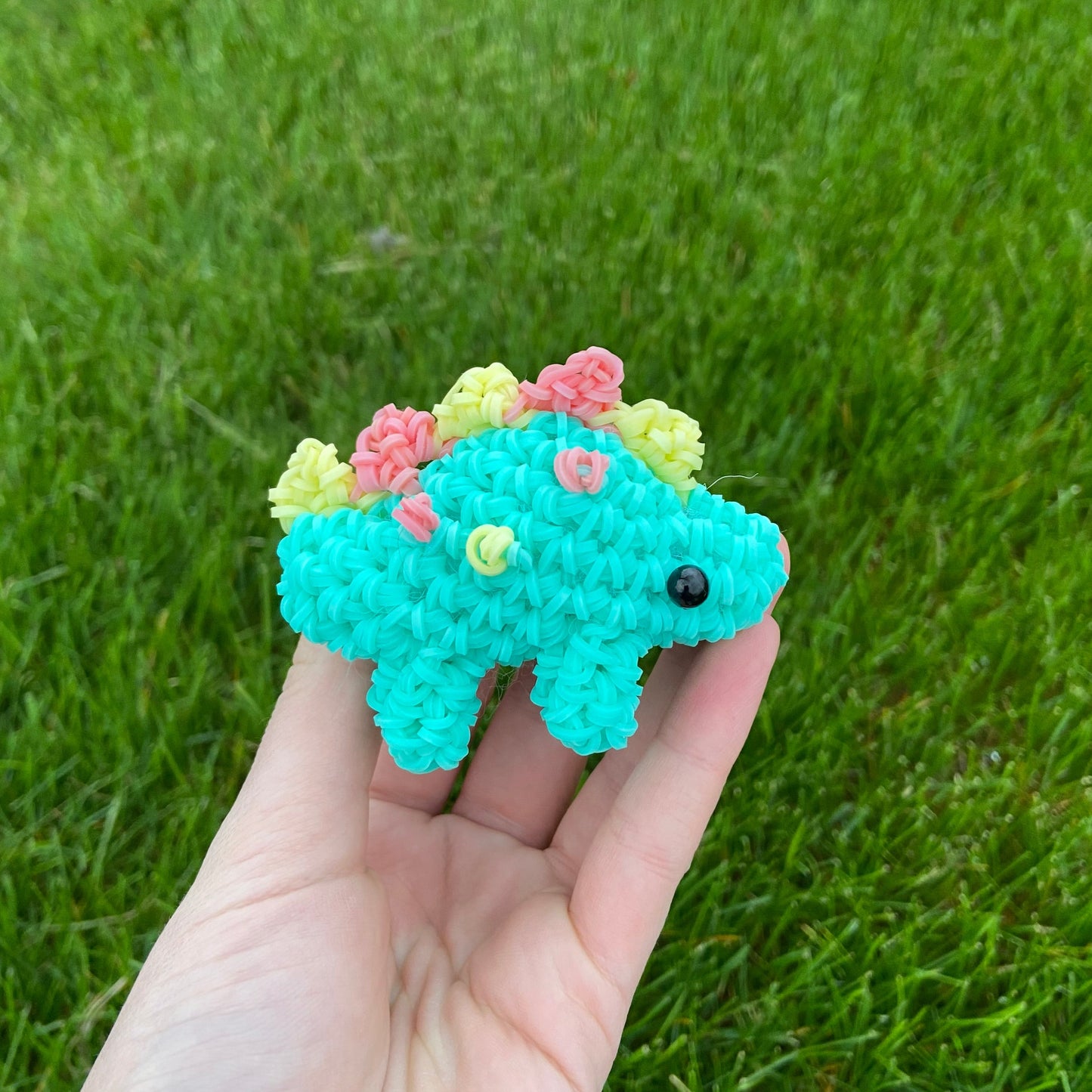 Rainbow Loom Stegosaurus