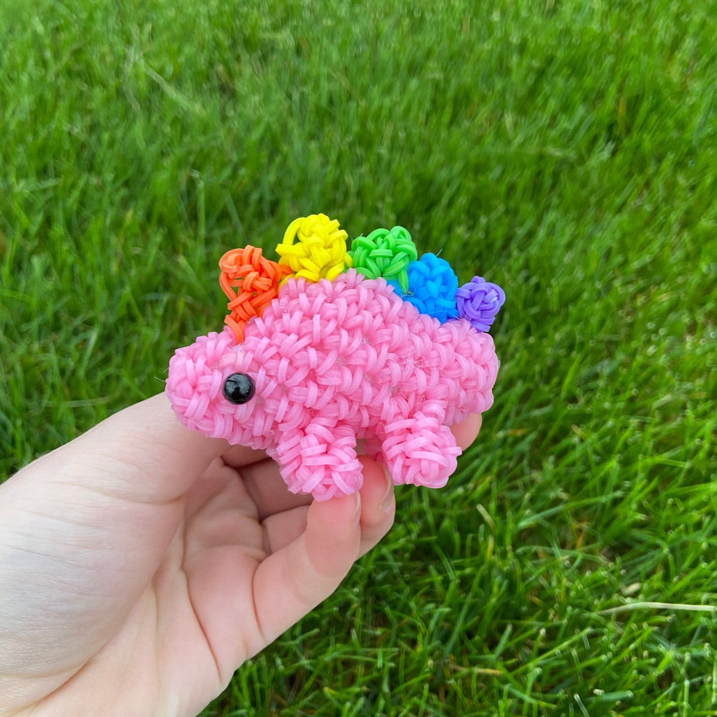 Rainbow Loom Stegosaurus