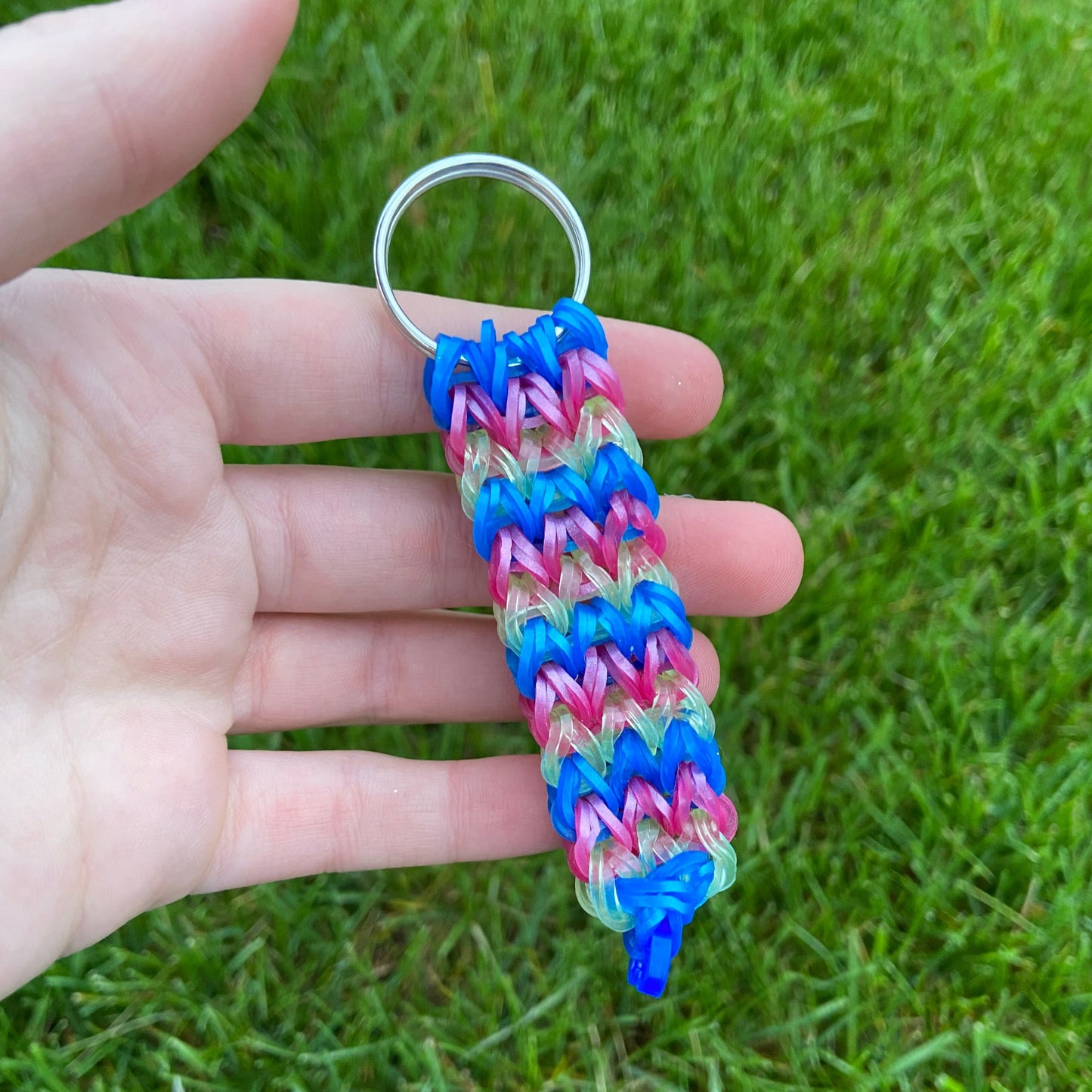 Rainbow Loom Keychain