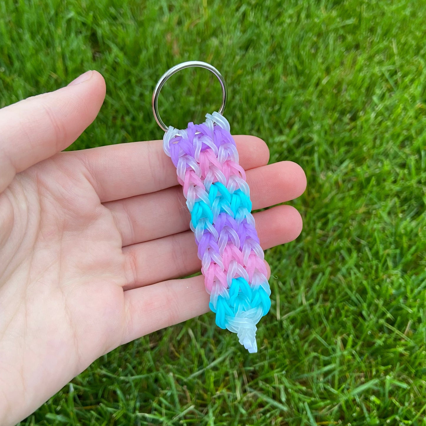 Rainbow Loom Keychain