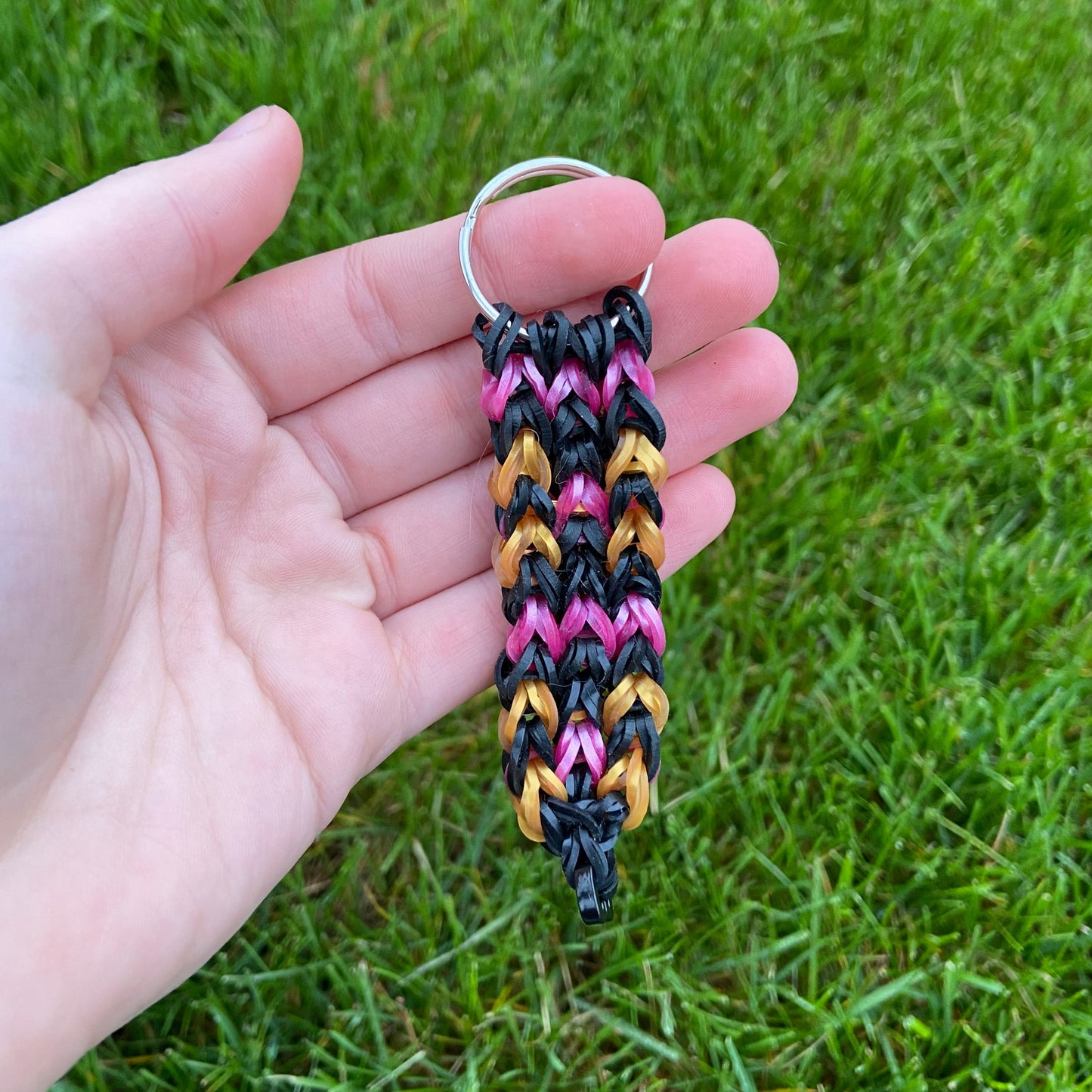 Rainbow Loom Keychain