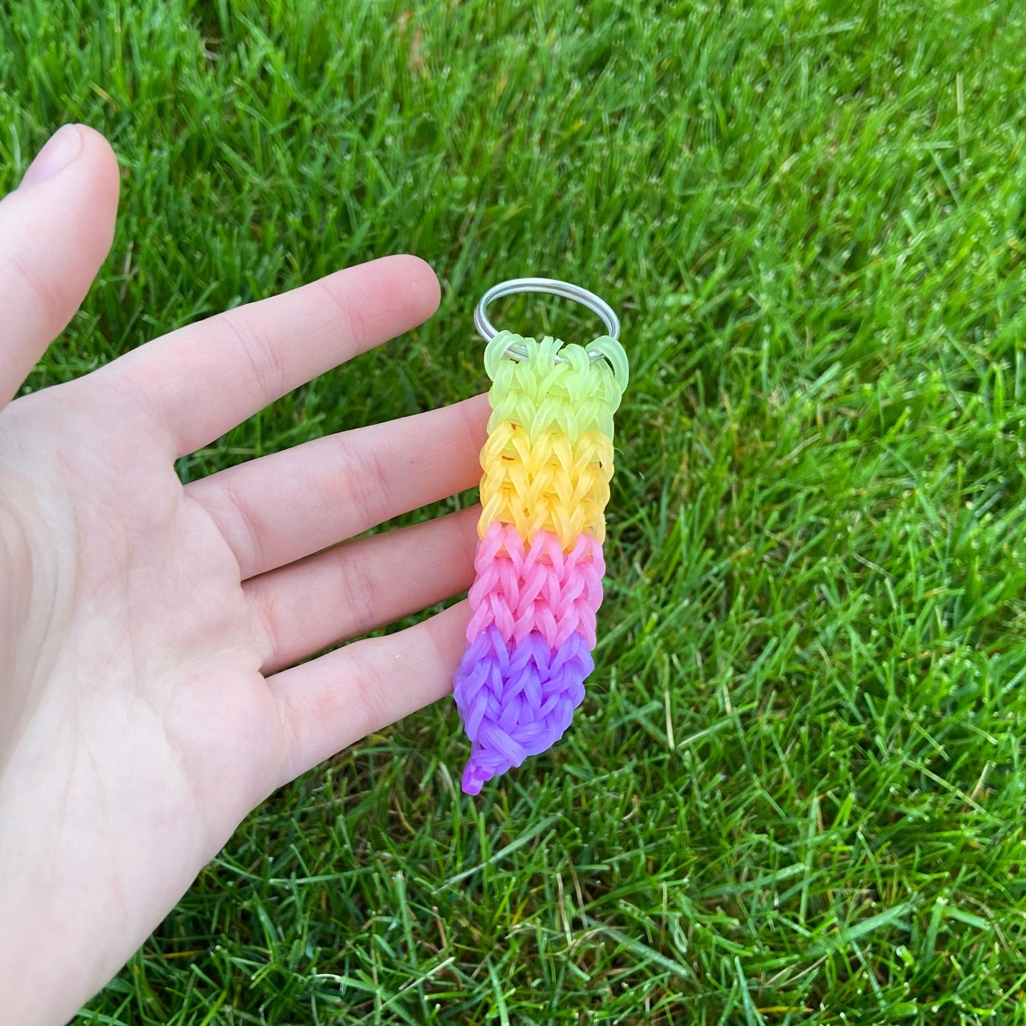 Rainbow Loom Keychain