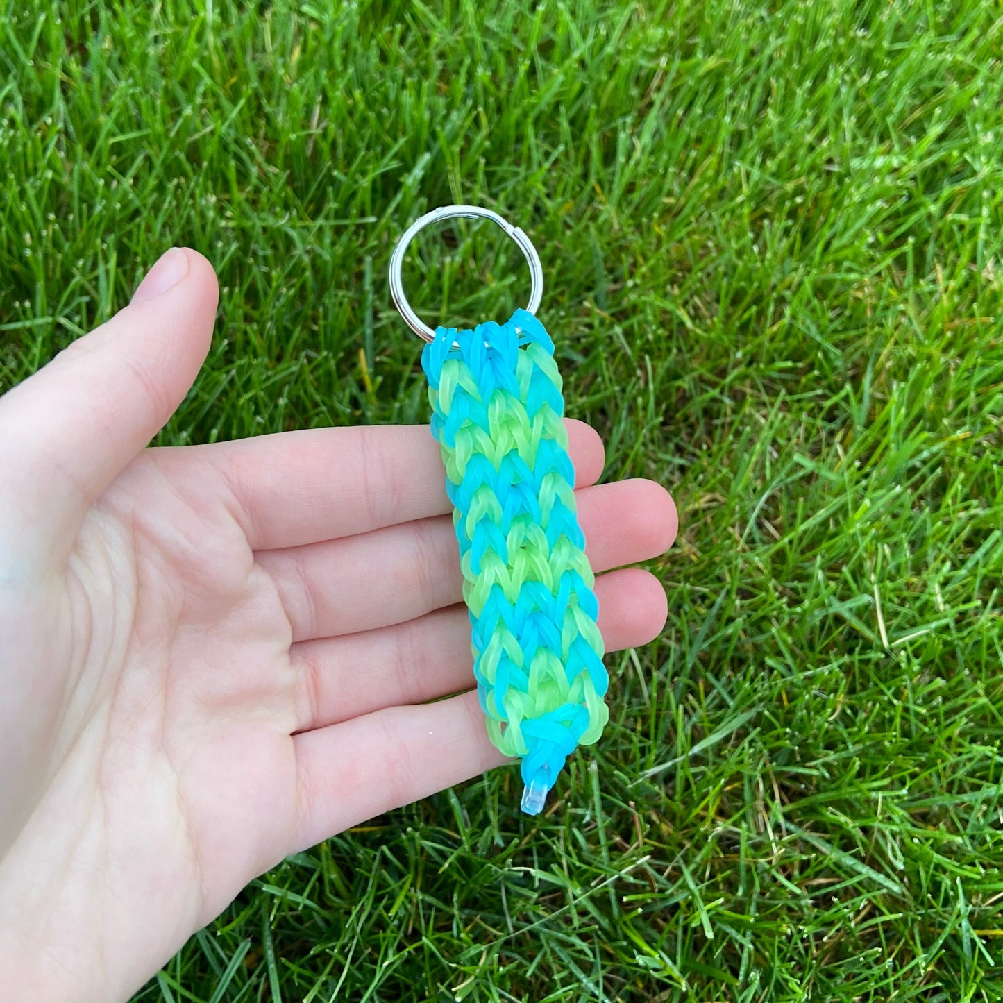 Rainbow Loom Keychain