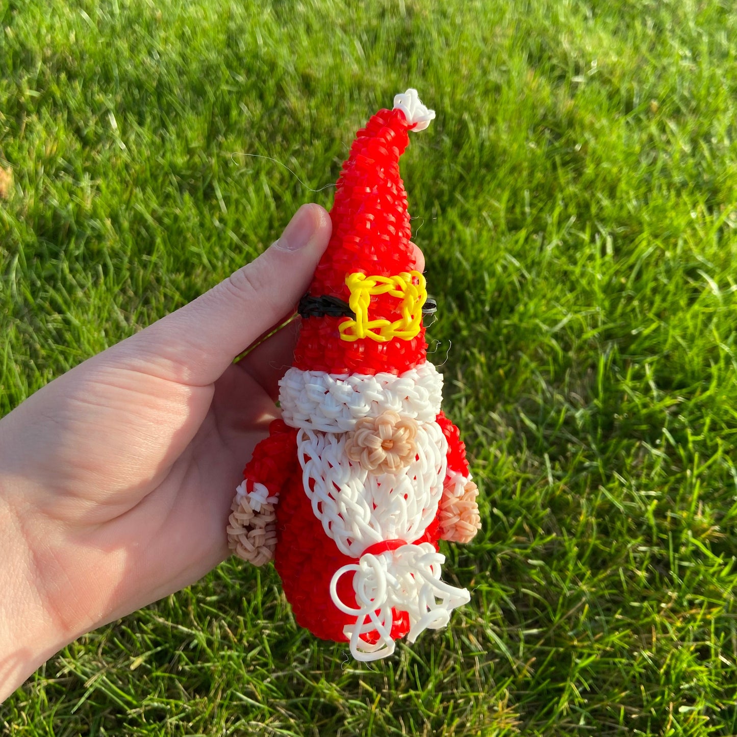 Rainbow Loom Garden Gnome