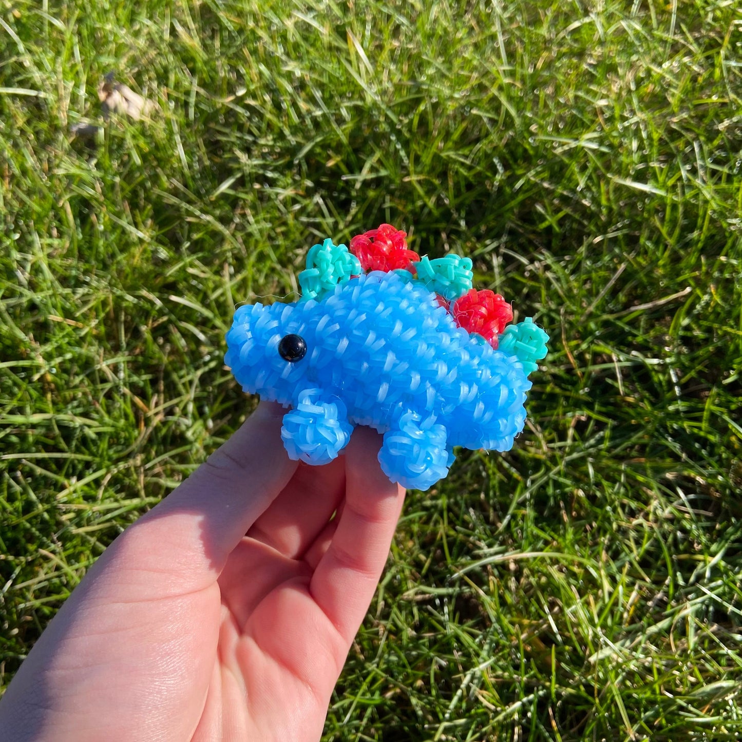 Rainbow Loom Stegosaurus