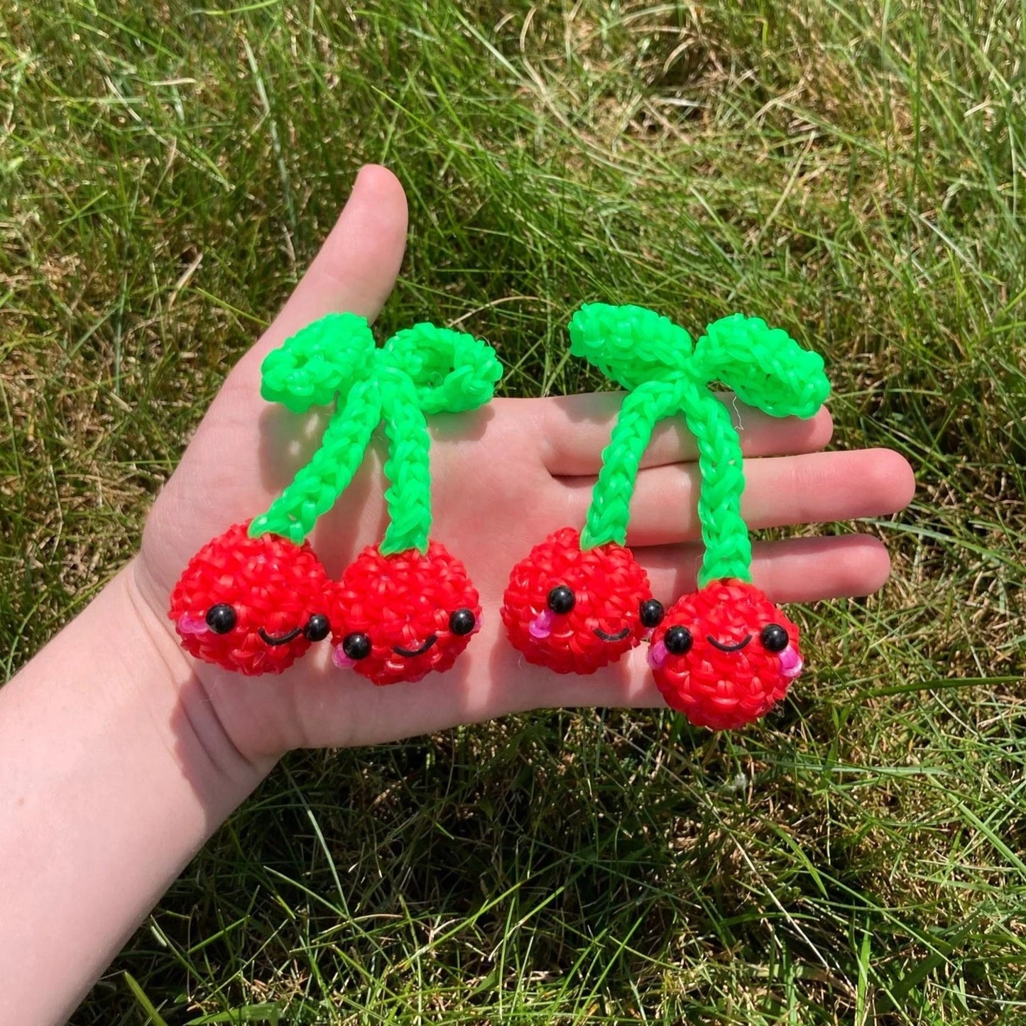 Rainbow Loom Cherries